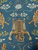 Tiger Republic Denim Hillary Farr Fabric Designs by Covington